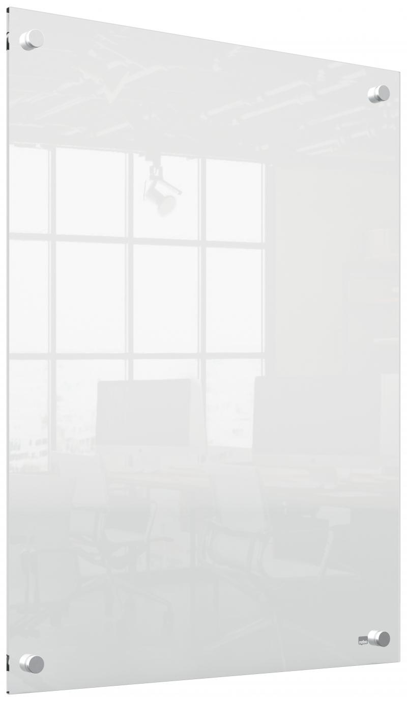 Mini whiteboard vgmonteret, transparent 600x450mm, Nobo 1915621
