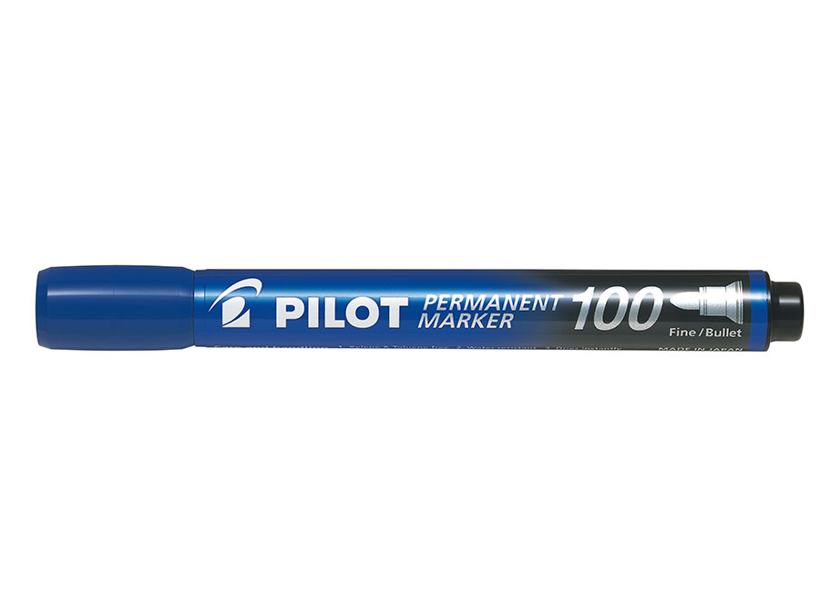 Marker Permanent 100 rund bl, Pilot SCA-100-L,12stk
