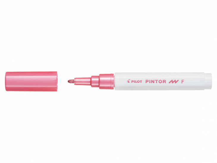 Marker Pintor Fine 1,0 metal pink, Pilot SW-PT-F-MP, 6stk