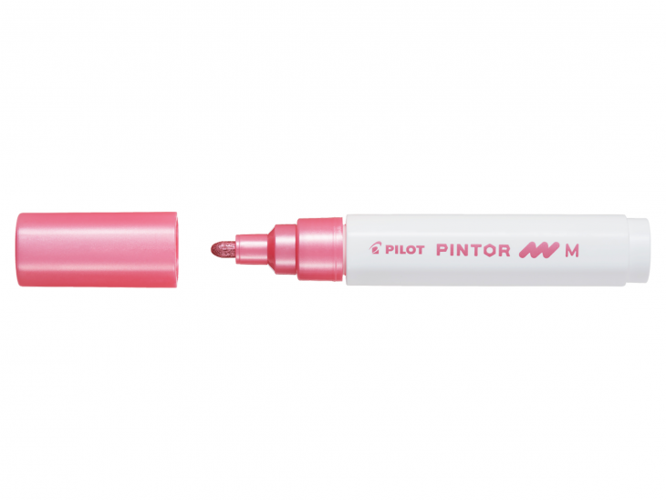 Marker Pintor Medium 1,4 metal pink, Pilot SW-PT-M-MP, 6stk