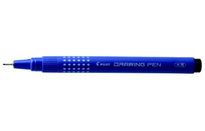 Filtpen m/hætte Drawing Pen 0,3mm sort, Pilot SWN-DR-Ø3,12stk