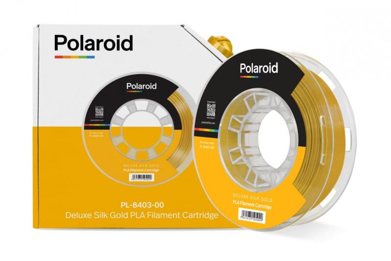 Filament 250g Deluxe Silk PLA 1,75mm Guld, Polaroid PL-8403-00