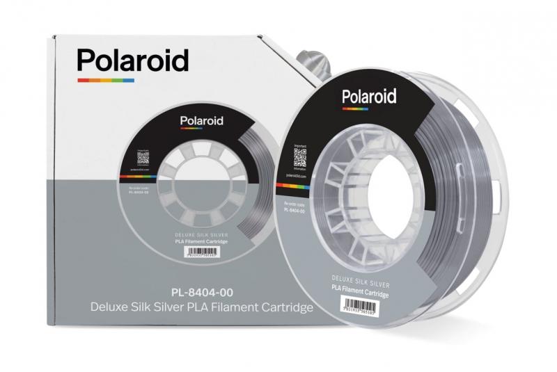 Filament 250g Deluxe Silk PLA 1,75mm Slv, Polaroid PL-8404-00