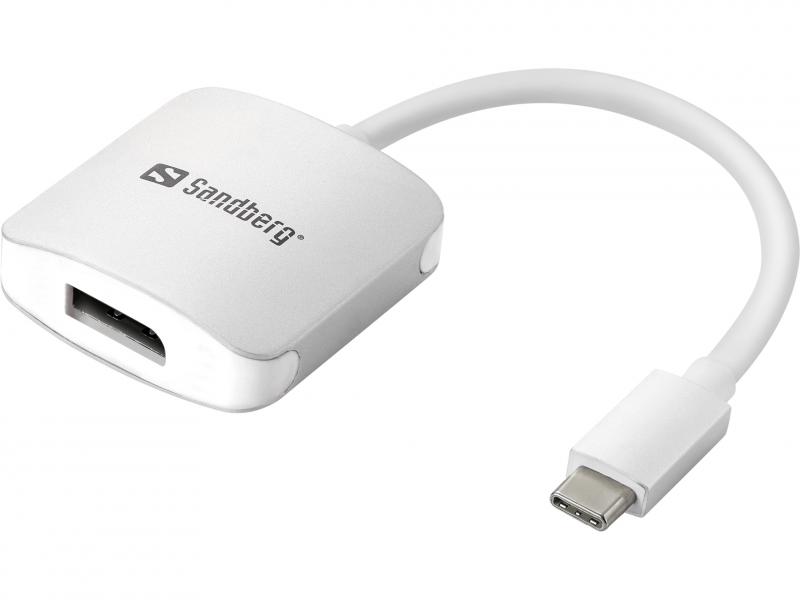 USB-C to DisplayPort Link, slv, Sandberg 136-19