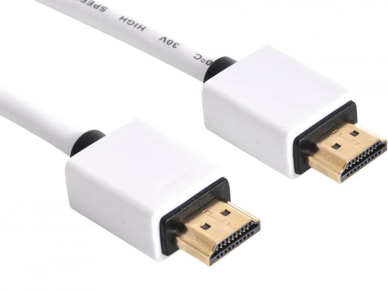SAVER HDMI 2.0 Cable, hvid (1m), Sandberg 308-97