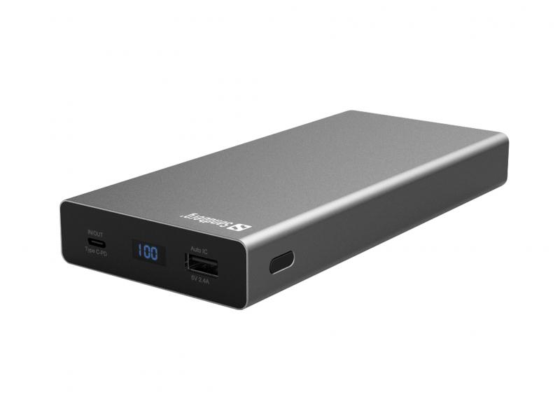 Powerbank USB-C PD 100W 20000, Alu, Sandberg 420-52