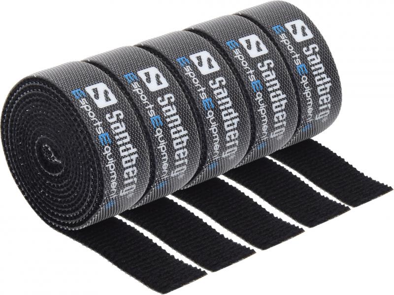 Cable Velcro Strap 5-pack, sort, Sandberg 520-33