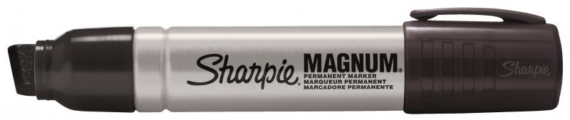 Marker Metall Magnum 9,8/14,8mm sort, Sharpie S0949850, 12stk