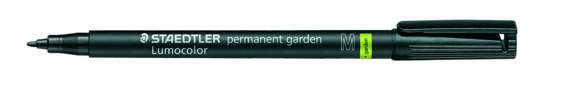 Marker Lumocolor Perm Garden 1,0mm sort, Staedtler 319 GM M-9