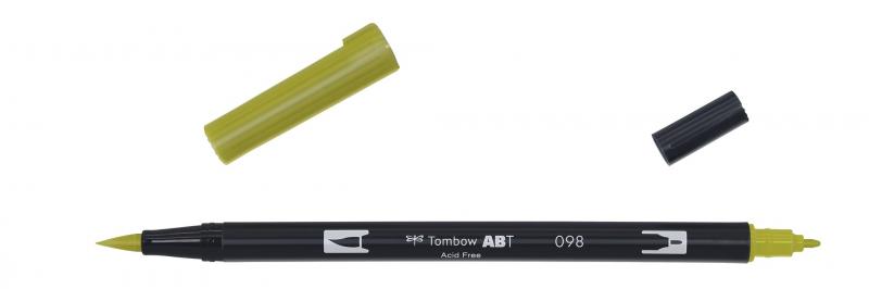 Marker ABT Dual Brush 098 avocado, Tombow ABT-098, 6stk