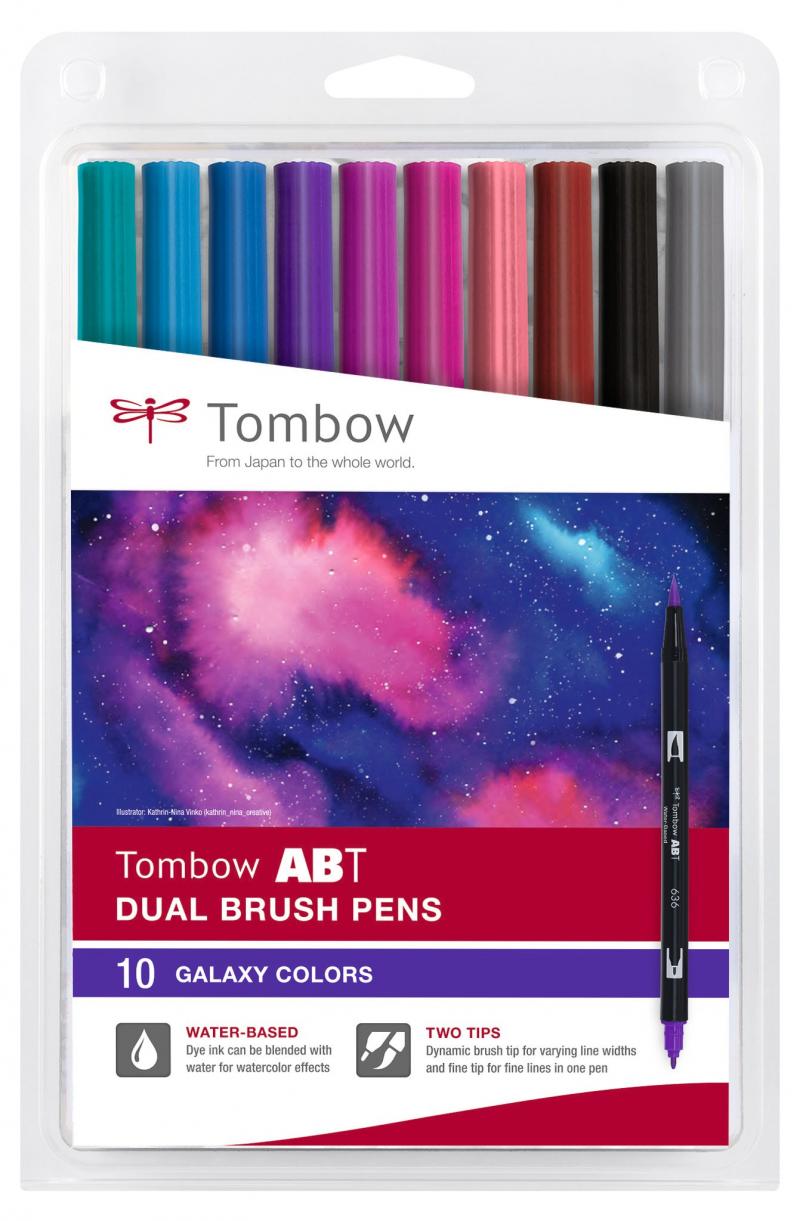 Marker ABT Dual Brush Galaxy Colours (10), Tombow ABT-10C-3
