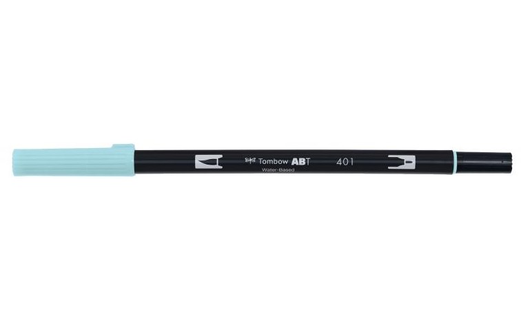 Marker ABT Dual Brush 401 aqua, Tombow ABT-401, 6stk