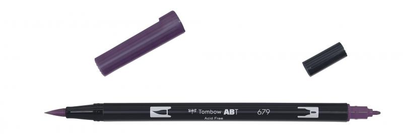 Marker ABT Dual Brush 679 dark plum, Tombow ABT-679, 6stk