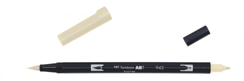 Marker ABT Dual Brush 942 tan, Tombow ABT-942, 6stk