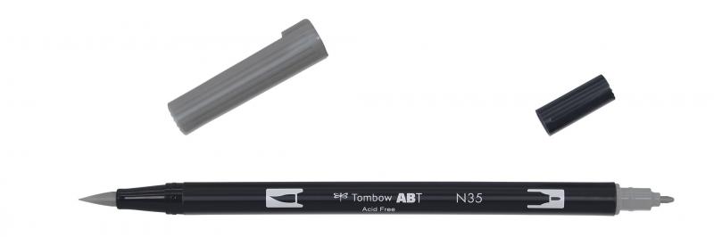 Marker ABT Dual Brush N35 cool gr 12, Tombow ABT-N35, 6stk