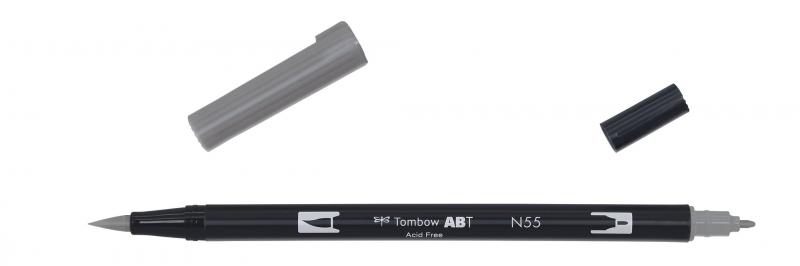 Marker ABT Dual Brush N55 cool gr 7, Tombow ABT-N55, 6stk