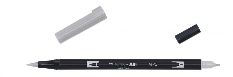Marker ABT Dual Brush N75 cool gr 3, Tombow ABT-N75, 6stk