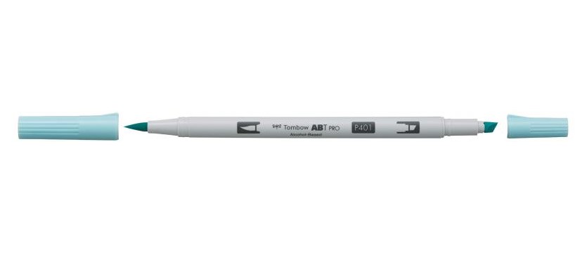 Marker ABT PRO Dual Brush 401 aqua, Tombow ABTP-401, 6stk