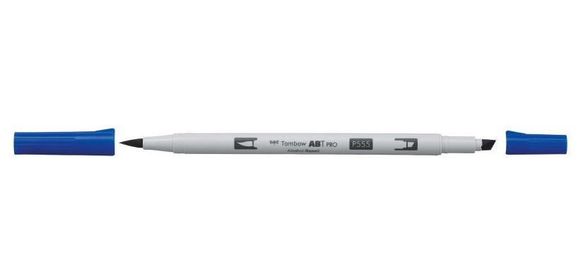 Marker ABT PRO Dual Brush 555 ultramarine, Tombow ABTP-555, 6stk