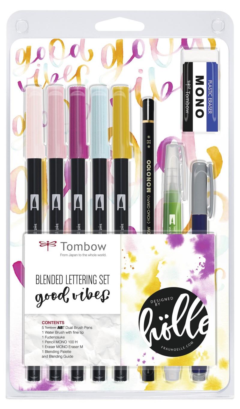 Blended lettering set Good Vibes, Tombow BS-FH2