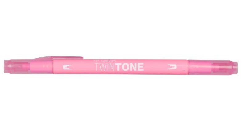 Marker TwinTone pale rose 0,3/0,8, Tombow WS-PK58, 6stk