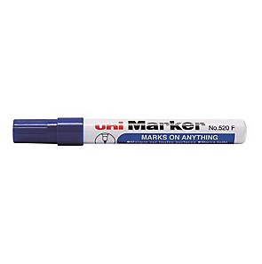 Uni Marker 520F Bl marker med rund spids 1-3mm (12stk), 40152041
