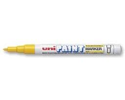 Uni PX-21-44 paintmarker fine 0,8-1,2mm, Gul (12stk), 40151044