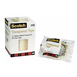 Tape Scotch 550 12mmx66m flowpack klar, 3M 7100033437, 144stk