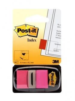Post-it Indexfaner 25,4x43,2 neon pink, 3M 7100062569, 36 pakker