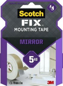 Scotch-Fix mont. tape til spejl 19mm x 3m, 3M 7100263307, 12 pakker