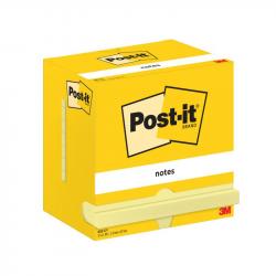 Post-it Notes 76x127 gul (12stk), 3M 7100290165