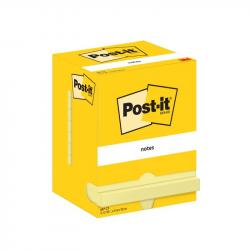Post-it Notes 76x102 gul (12stk), 3M 7100290168, 8 pakker