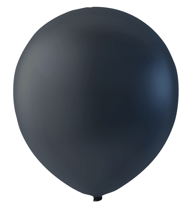 Ballon 6 stk. 26cm. SORT m. DØDNINGEHOV. varenr. B040, 12pos