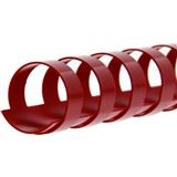 Fellowes 53468 plast spiralryg rød  14mm (100), begrænset antal