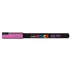 Uni PC-1MR-850 Posca marker 0,7mm, Metallic Pink (12stk), 401498850