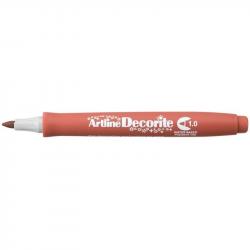 Artline Decorite Bullet 1.0mm brown, Artline EDF-1 BROWN, 12stk