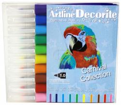 Decorite bullet pastel 10-st, Artline EDF-1W10A Carnival