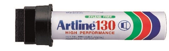 Marker Artline 130 30.0 sort, Artline EK-130 BLACK, 6stk