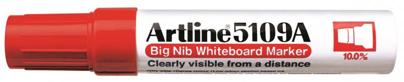 whiteboardpenne 5109A BIG rd, Artline EK-5109A red, 6stk