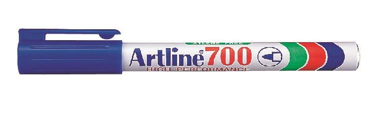 Marker 700 Permanent 0.7 bl, Artline EK-700 blue, 12stk