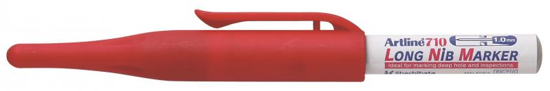 Marker 710 Long Nib rd, Artline EK-710 red, 12stk