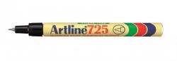 Marker 725 Superfine 0.4 sort, Artline EK-725 black, 12stk