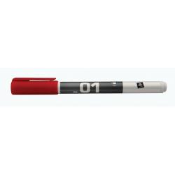 Avery PM1RD permanent marker no 01 rund spids 1mm, Roed