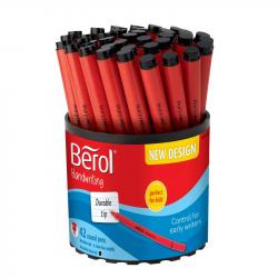 Handwriting pen round stick, black Tub-42, BEROL 2066664