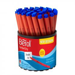 Handwriting pen round stick, blue Tub-42, BEROL 2066665