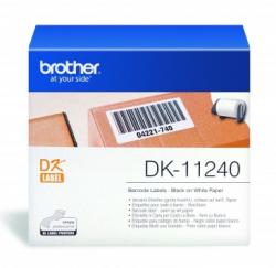 Brother DK-11240/DK11240 Etiketter 102 x 50mm 600stk (Udsalg 1stk)