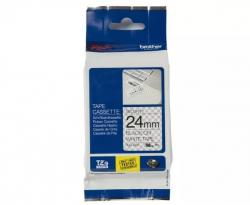 TZe tape 24mmx8m safety sort/hvid, Brother TZESE5