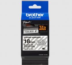 Brother TZe-S141 tape lamineret 18mmx8m strong sort/klar