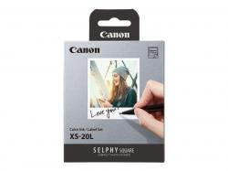 Canon XS-20L Colour blk + Paper Set for 20 prints, Canon 4119C002