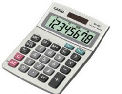Casio MS-80S Stort display Tax & Exchange